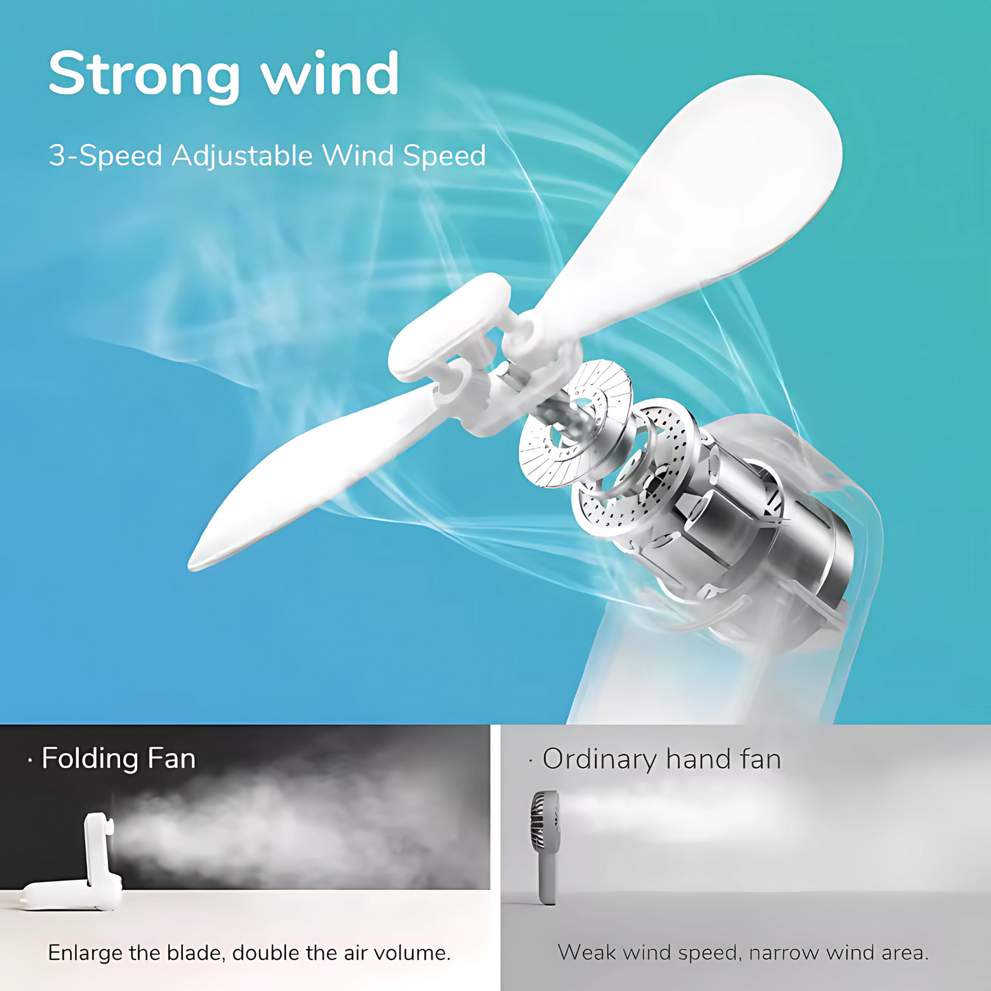 Portable 3-in-1 Mini Fan