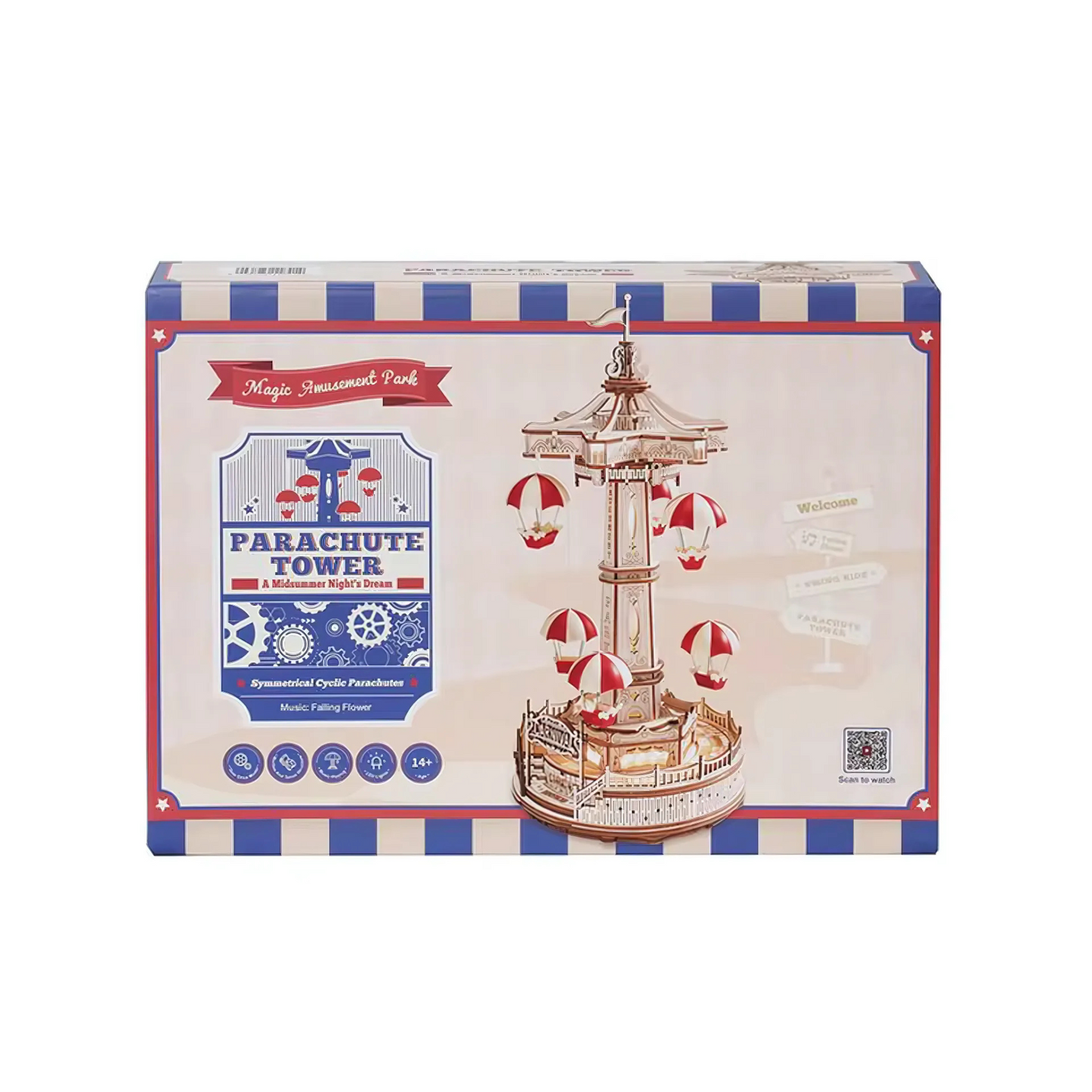 Parachute Tower Music Box