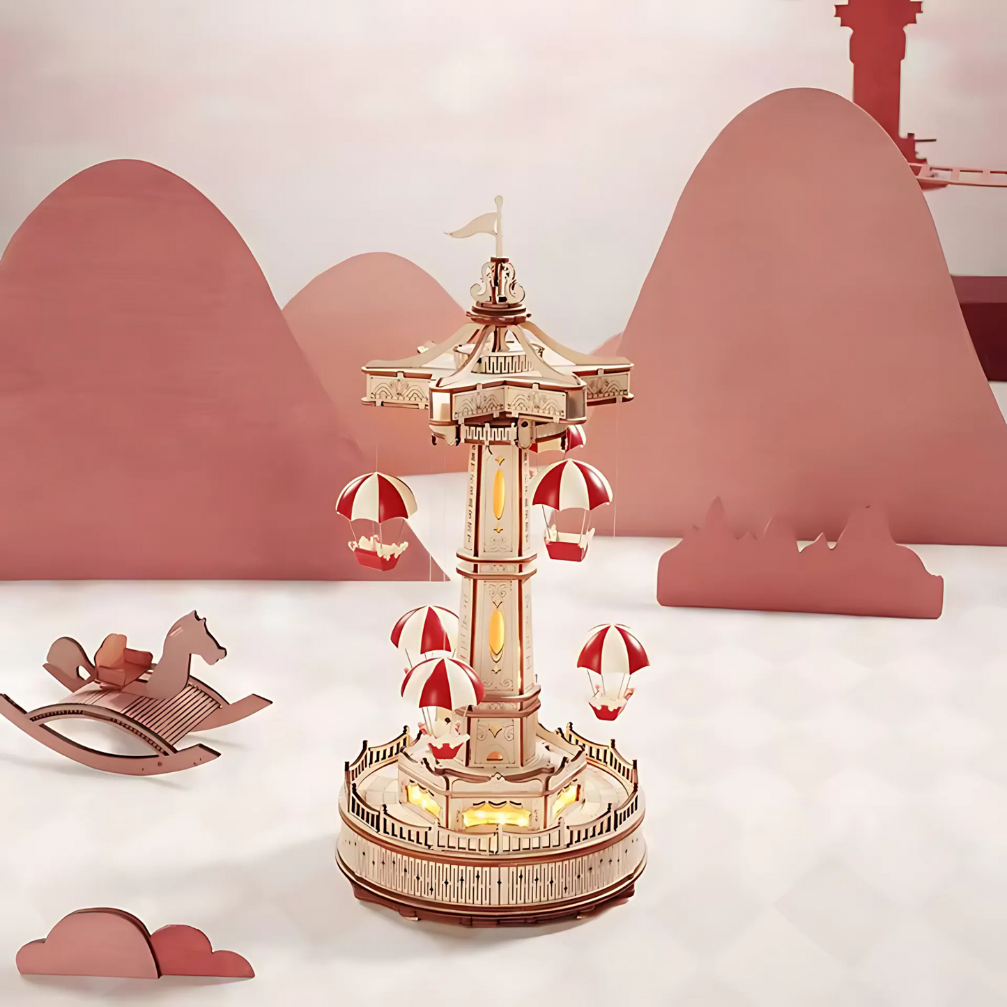 Parachute Tower Music Box