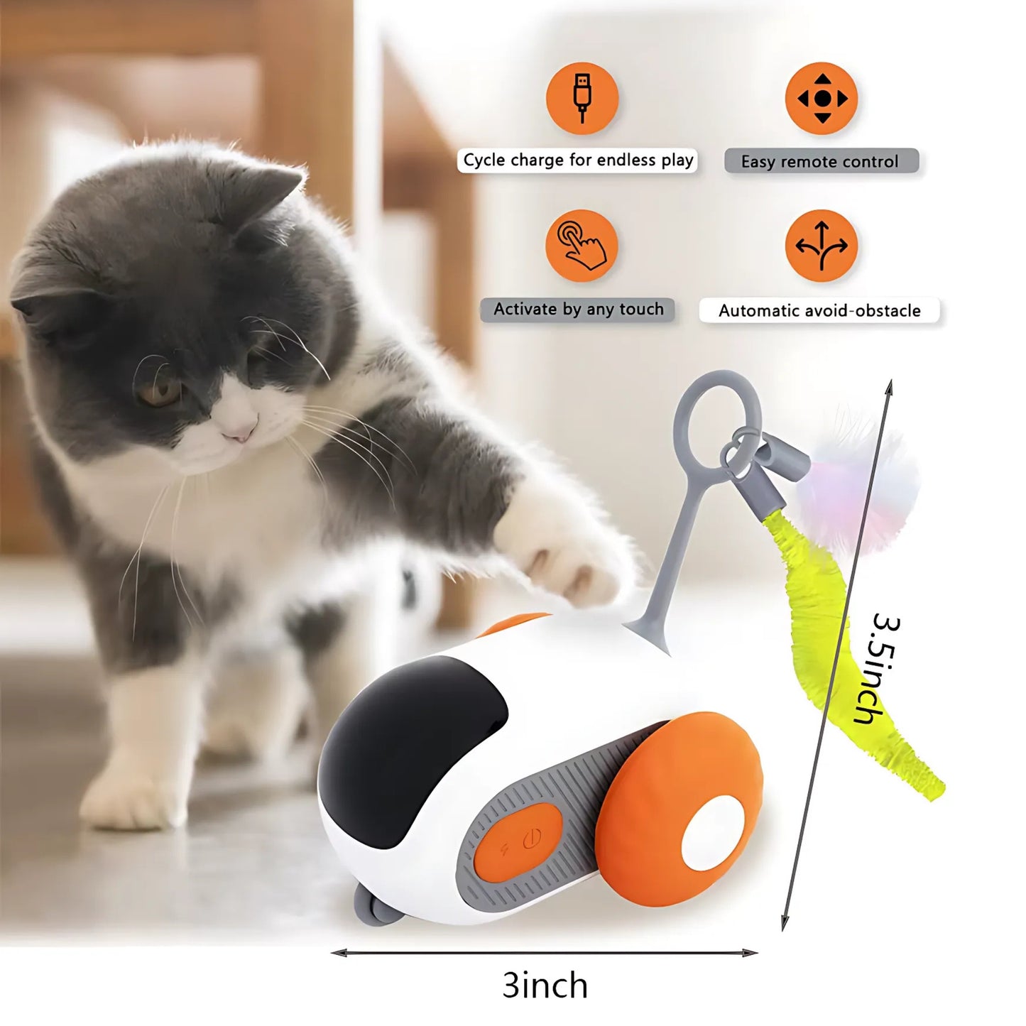 Smart Interactive Pet Toy.