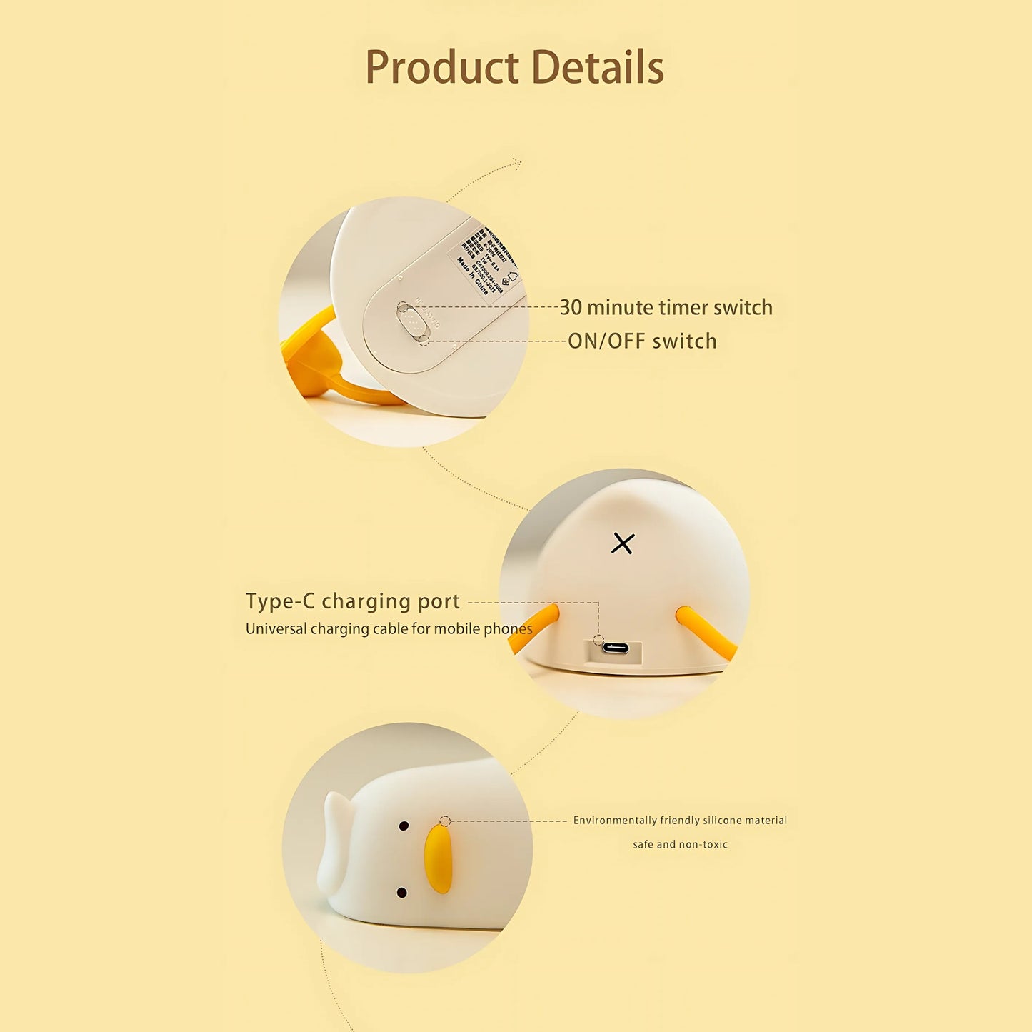 Cozy Duck Night Light