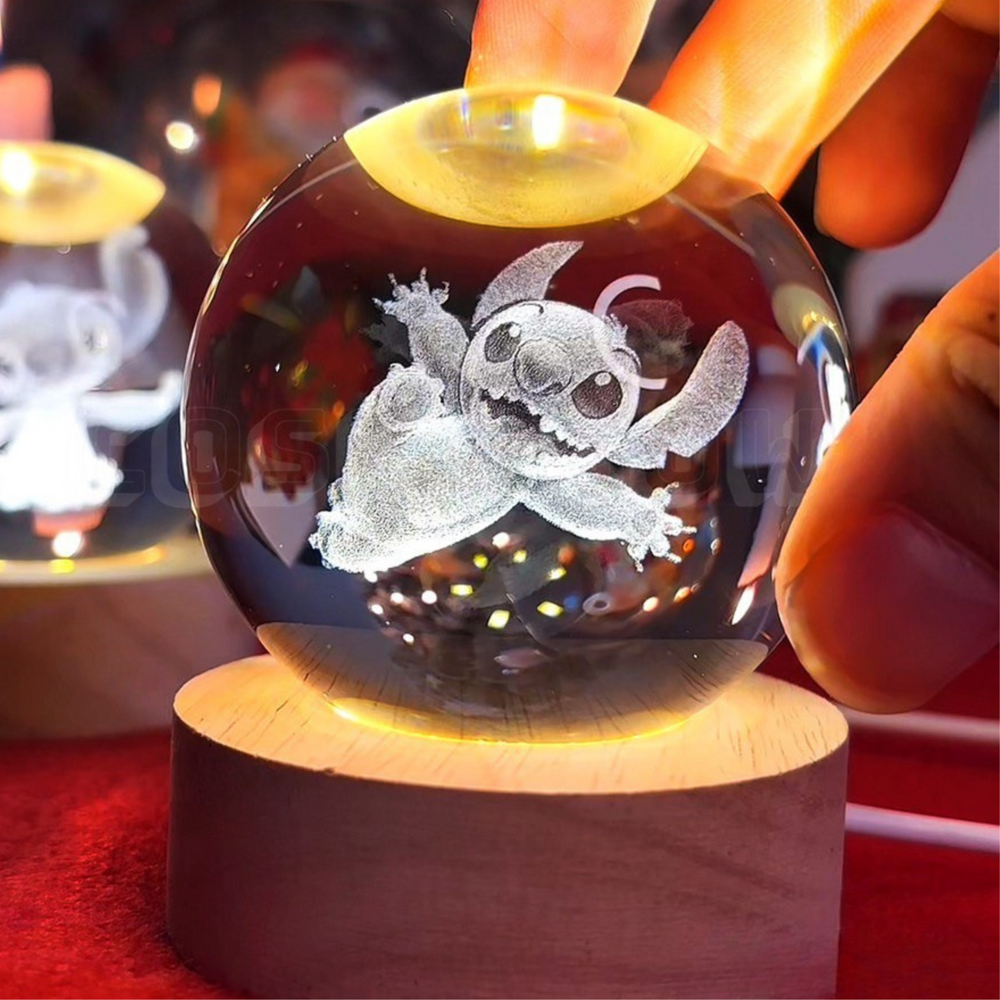 3D Disney Crystal Lamp