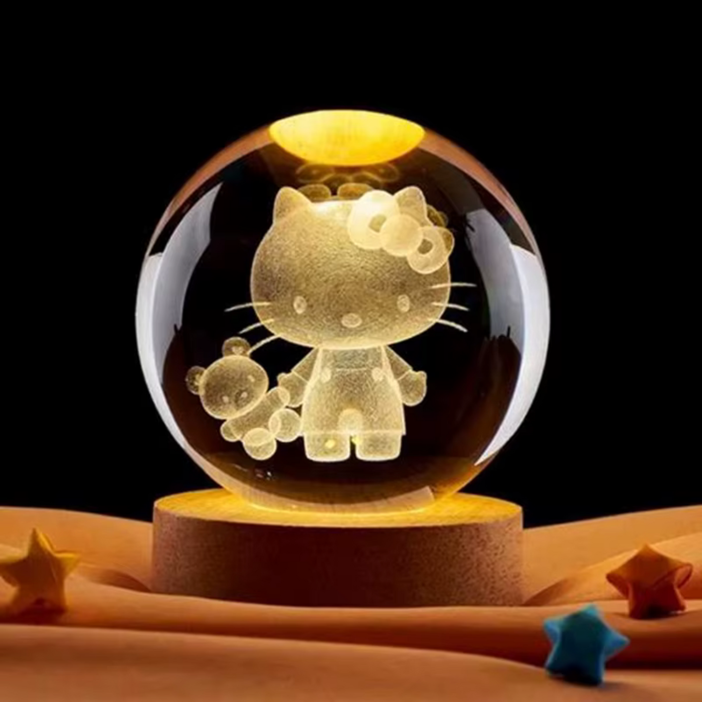 3D Disney Crystal Lamp