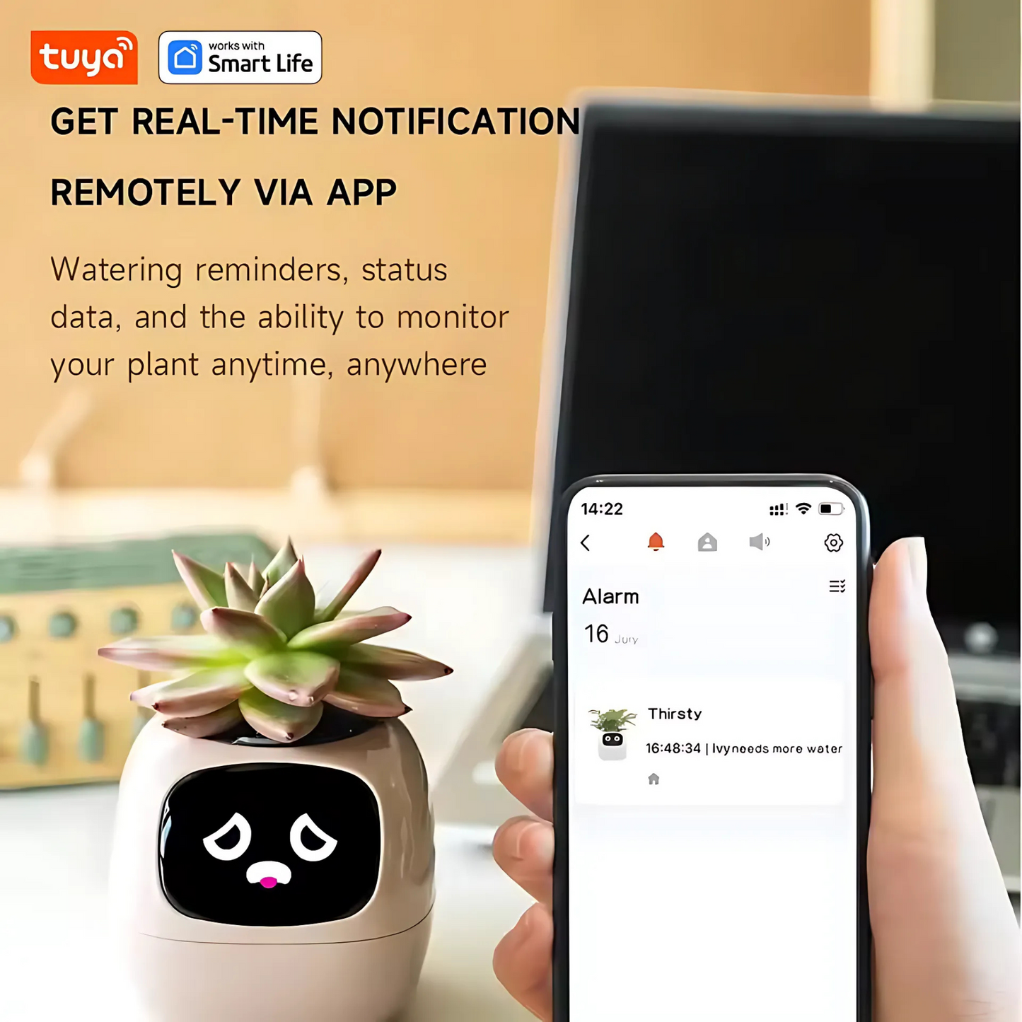 Smart AI Ivy Planter
