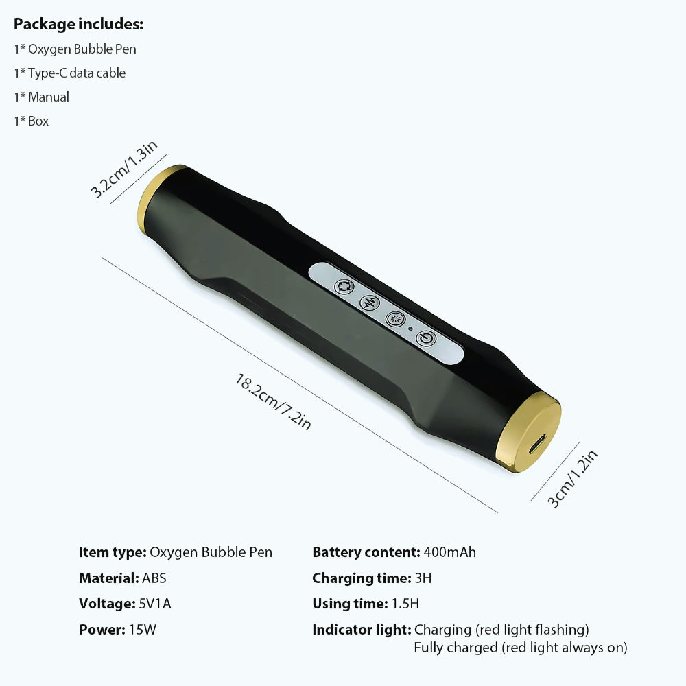 Portable CO2 Oxygen Beauty Device